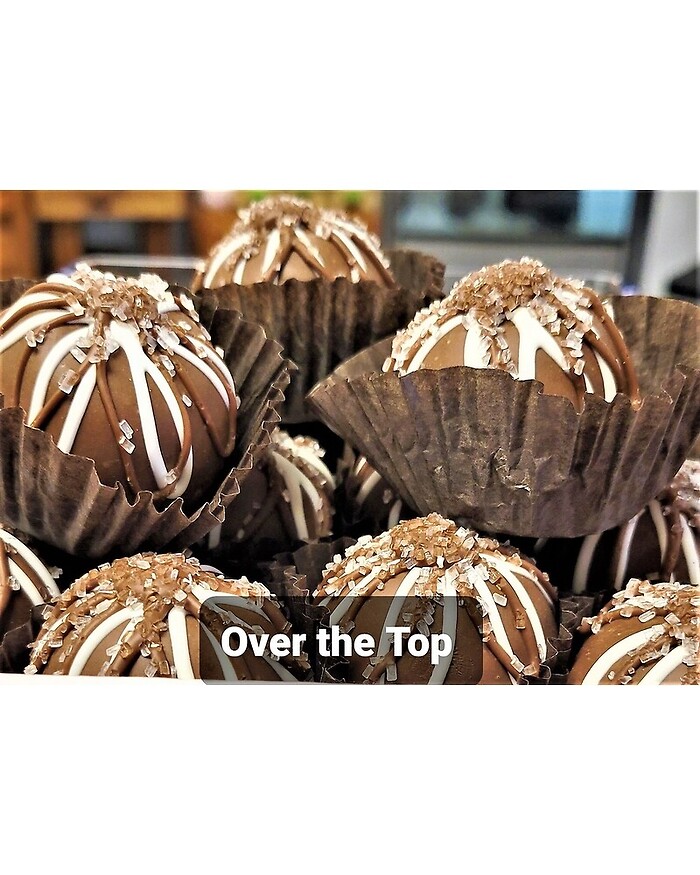 Over the top truffle